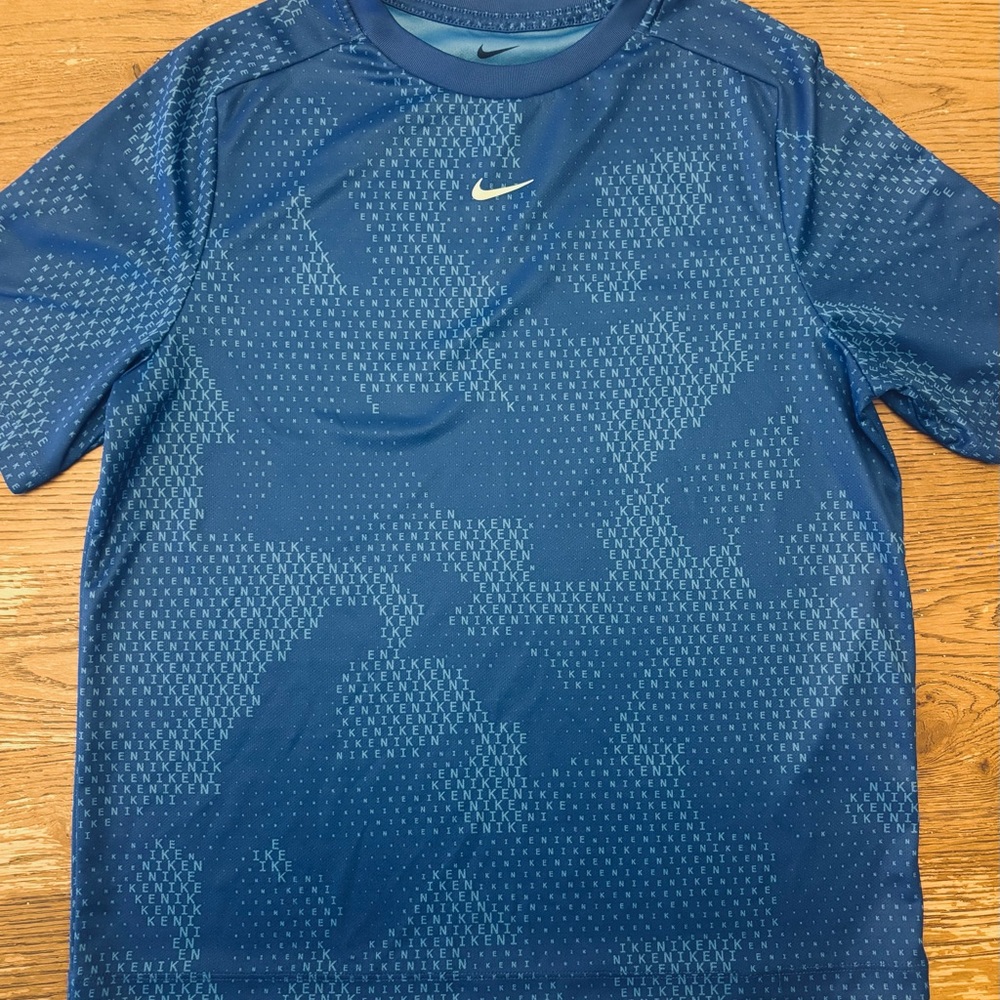Nike Blue Dri Fit T-Shirt